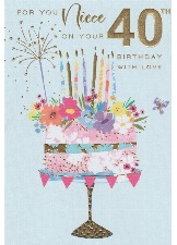 For You Niece On Your 40th Birthday